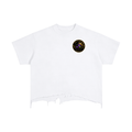 VUE Raw Luxury Boxy Distressed Hem TEE